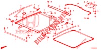 DACHVERKLEIDUNG/SONNENBLENDE/SCHIEBEFENSTER  für Honda CIVIC DIESEL 2.2 EXCLUSIVE 5 Türen 6 gang-Schaltgetriebe 2013