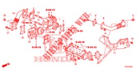 EGR STEUERVENTIL (DIESEL) (2.2L) für Honda CIVIC DIESEL 2.2 EXCLUSIVE 5 Türen 6 gang-Schaltgetriebe 2013
