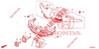 GRILL, VORNE/ZIERLEISTE  für Honda CIVIC DIESEL 2.2 EXCLUSIVE 5 Türen 6 gang-Schaltgetriebe 2013