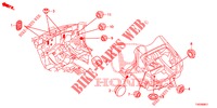 GUMMITUELLE (ARRIERE) für Honda CIVIC DIESEL 2.2 EXCLUSIVE 5 Türen 6 gang-Schaltgetriebe 2013