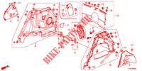 KOFFERRAUM SEITENVERKL.  für Honda CIVIC DIESEL 2.2 EXCLUSIVE 5 Türen 6 gang-Schaltgetriebe 2013