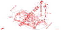 KRAFTSTOFFEINSPRITZUNG (DIESEL) (2.2L) für Honda CIVIC DIESEL 2.2 EXCLUSIVE 5 Türen 6 gang-Schaltgetriebe 2013