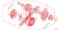 LICHTMASCHINE (DENSO) (DIESEL) (2.2L) für Honda CIVIC DIESEL 2.2 EXCLUSIVE 5 Türen 6 gang-Schaltgetriebe 2013