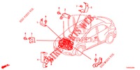 MOTORKABELBAUM, STREBE (DIESEL) (2.2L) für Honda CIVIC DIESEL 2.2 EXCLUSIVE 5 Türen 6 gang-Schaltgetriebe 2013
