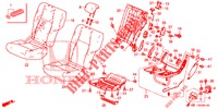 RUECKSITZ/SITZGURT, (G.) für Honda CIVIC DIESEL 2.2 EXCLUSIVE 5 Türen 6 gang-Schaltgetriebe 2013