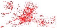 VORNE SITZKOMPONENTEN (D.) (SIEGE REGLAGE MANUEL) für Honda CIVIC DIESEL 2.2 EXCLUSIVE 5 Türen 6 gang-Schaltgetriebe 2013