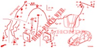 WINDSCHUTZSCHEIBENWASCHER (2D)  für Honda CIVIC DIESEL 2.2 EXCLUSIVE 5 Türen 6 gang-Schaltgetriebe 2013