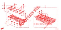 ZYLINDERKOPF (DIESEL) (2.2L) für Honda CIVIC DIESEL 2.2 EXCLUSIVE 5 Türen 6 gang-Schaltgetriebe 2013