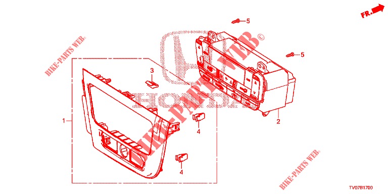 HEIZUNGSREGLER (LH) für Honda CIVIC DIESEL 2.2 EXCLUSIVE 5 Türen 6 gang-Schaltgetriebe 2013