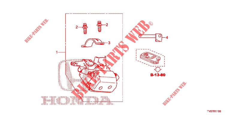 SCHLIESSZYLINDER KOMPONENTEN (INTELLIGENT) für Honda CIVIC DIESEL 2.2 EXCLUSIVE 5 Türen 6 gang-Schaltgetriebe 2013