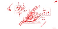 HECKLEUCHTE/KENNZEICHENBELEUCHTUNG (PGM FI)  für Honda CIVIC DIESEL 1.6 ENTRY 5 Türen 6 gang-Schaltgetriebe 2018