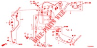 KLIMAANLAGE (FLEXIBLES/TUYAUX) (LH) für Honda CIVIC DIESEL 1.6 ENTRY 5 Türen 6 gang-Schaltgetriebe 2018