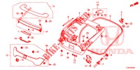 HECKKLAPPENPLATTE(2D)  für Honda CIVIC DIESEL 1.6 ENTRY 5 Türen 9 gang automatikgetriebe 2018