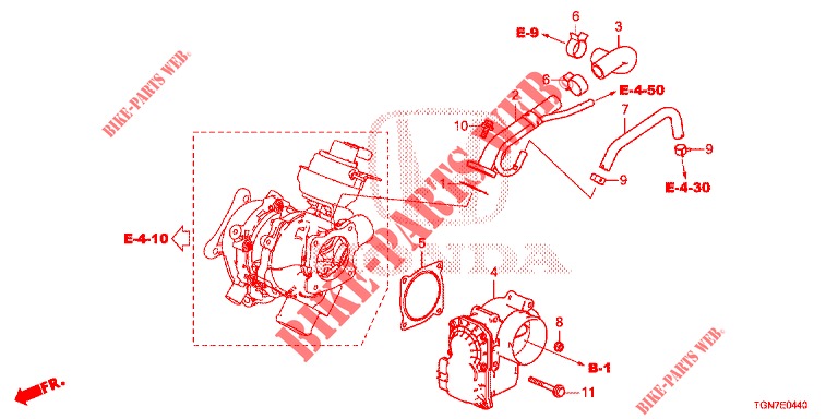     VANNE DE COMMANDE        PRESSION ADMISSION für Honda CIVIC DIESEL 1.6 ENTRY 5 Türen 9 gang automatikgetriebe 2018