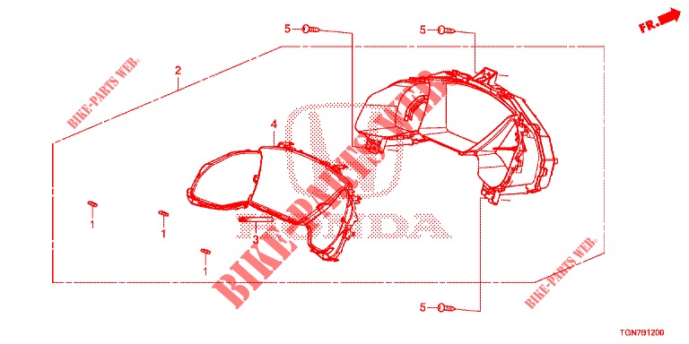 DREHZAHLMESSER  für Honda CIVIC DIESEL 1.6 ENTRY 5 Türen 9 gang automatikgetriebe 2018