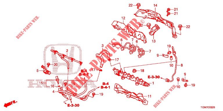 KRAFTSTOFF, SCHIENE/HOCHDRUCKPUMPE(DIESEL)  für Honda CIVIC DIESEL 1.6 ENTRY 5 Türen 9 gang automatikgetriebe 2018