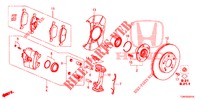 VORDERRADBREMSE (2) für Honda CIVIC DIESEL 1.6 MID 5 Türen 6 gang-Schaltgetriebe 2018