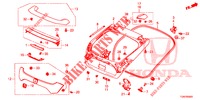 HECKKLAPPENPLATTE(2D)  für Honda CIVIC DIESEL 1.6 MID 5 Türen 9 gang automatikgetriebe 2018