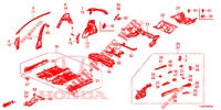 BODEN/INNENBLECHE  für Honda CIVIC DIESEL 1.6 S 5 Türen 6 gang-Schaltgetriebe 2018
