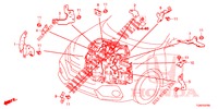 MOTORKABELBAUM, STREBE(1.7L)(RH)  für Honda CIVIC DIESEL 1.6 S 5 Türen 6 gang-Schaltgetriebe 2018