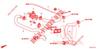 WASSERSCHLAUCH/HEIZUNGSSCHACHT (LH) für Honda CIVIC DIESEL 1.6 S 5 Türen 6 gang-Schaltgetriebe 2018
