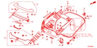 HECKKLAPPENPLATTE(2D)  für Honda CIVIC DIESEL 1.6 S 5 Türen 9 gang automatikgetriebe 2018