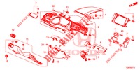 INSTRUMENT, ZIERSTUECK (COTE DE CONDUCTEUR) (LH) für Honda CIVIC DIESEL 1.6 S 5 Türen 9 gang automatikgetriebe 2018