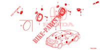ANTENNE/LAUTSPRECHER  für Honda CIVIC DIESEL 1.6 TOP 5 Türen 9 gang automatikgetriebe 2018