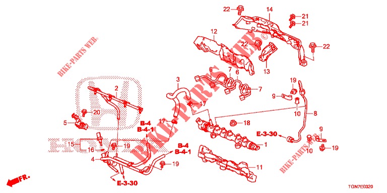 KRAFTSTOFF, SCHIENE/HOCHDRUCKPUMPE(DIESEL)  für Honda CIVIC DIESEL 1.6 TOP 5 Türen 9 gang automatikgetriebe 2018