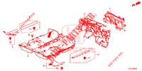 BODENMATTE/ISOLATOR  für Honda CIVIC  TYPE R 5 Türen 6 gang-Schaltgetriebe 2019