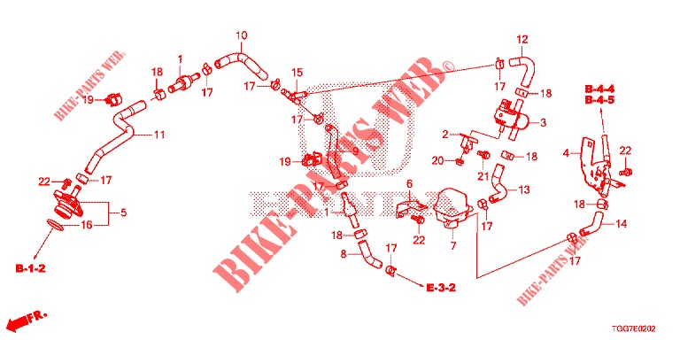 SPUELREGLER MAGNETVENTIL VENTIL (TYPE R) für Honda CIVIC  TYPE R 5 Türen 6 gang-Schaltgetriebe 2019