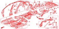 BODEN/INNENBLECHE  für Honda ACCORD 2.0 EX 4 Türen 6 gang-Schaltgetriebe 2013
