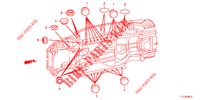 GUMMITUELLE (INFERIEUR) für Honda ACCORD 2.0 EX 4 Türen 6 gang-Schaltgetriebe 2013