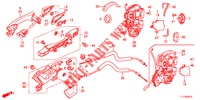 TUERSCHLOESSER, HINTEN/AEUSSERER GRIFF  für Honda ACCORD 2.0 EX 4 Türen 6 gang-Schaltgetriebe 2013