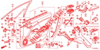 TUERVERKLEIDUNG, VORNE (RH) für Honda ACCORD 2.0 EX 4 Türen 6 gang-Schaltgetriebe 2013