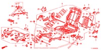 VORNE SITZKOMPONENTEN (D.) (SIEGE ENTIEREMENT MOTORISE) für Honda ACCORD 2.0 EX 4 Türen 6 gang-Schaltgetriebe 2013