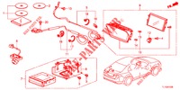 EINBAUSATZ F. RNS2  für Honda ACCORD 2.0 EX 4 Türen 5 gang automatikgetriebe 2013