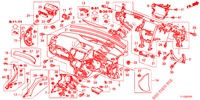 INSTRUMENTENBRETT, OBEN (RH) für Honda ACCORD 2.0 EX 4 Türen 5 gang automatikgetriebe 2013