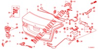 KOFFERRAUMDECKEL(4D)  für Honda ACCORD 2.0 EX 4 Türen 5 gang automatikgetriebe 2013