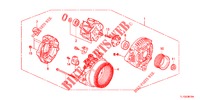 LICHTMASCHINE (DENSO) (2.0L) für Honda ACCORD 2.0 EX 4 Türen 5 gang automatikgetriebe 2013