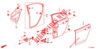 TUERBLECHE, HINTEN(4D)  für Honda ACCORD 2.0 EX 4 Türen 5 gang automatikgetriebe 2013