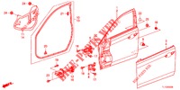 TUERTAFELN, VORNE(2D)  für Honda ACCORD 2.0 EX 4 Türen 5 gang automatikgetriebe 2013