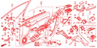 TUERVERKLEIDUNG, VORNE (RH) für Honda ACCORD 2.0 EX 4 Türen 5 gang automatikgetriebe 2013
