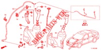 WINDSCHUTZSCHEIBENWASCHER (2D)  für Honda ACCORD 2.0 EX 4 Türen 5 gang automatikgetriebe 2013
