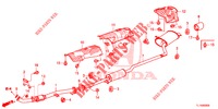 AUSPUFFROHR (2.0L) für Honda ACCORD 2.0 ES 4 Türen 5 gang automatikgetriebe 2014