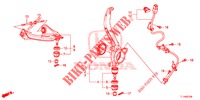 GELENK, VORNE  für Honda ACCORD 2.0 ES 4 Türen 5 gang automatikgetriebe 2014