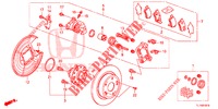 HINTERRADBREMSE (1) für Honda ACCORD 2.0 ES 4 Türen 5 gang automatikgetriebe 2014