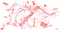 KLIMAANLAGE (FLEXIBLES/TUYAUX) (2.0L) (RH) für Honda ACCORD 2.0 ES 4 Türen 5 gang automatikgetriebe 2014