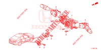 KOMBISCHALTER  für Honda ACCORD 2.0 ES 4 Türen 5 gang automatikgetriebe 2014