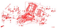 VORNE SITZKOMPONENTEN (D.) (HAUTEUR MANUELLE) für Honda ACCORD 2.0 ES 4 Türen 5 gang automatikgetriebe 2014